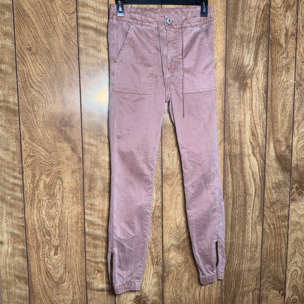 American Eagle Super Stretch Brown Utility Jogger Pants Womens Size 6 Regular